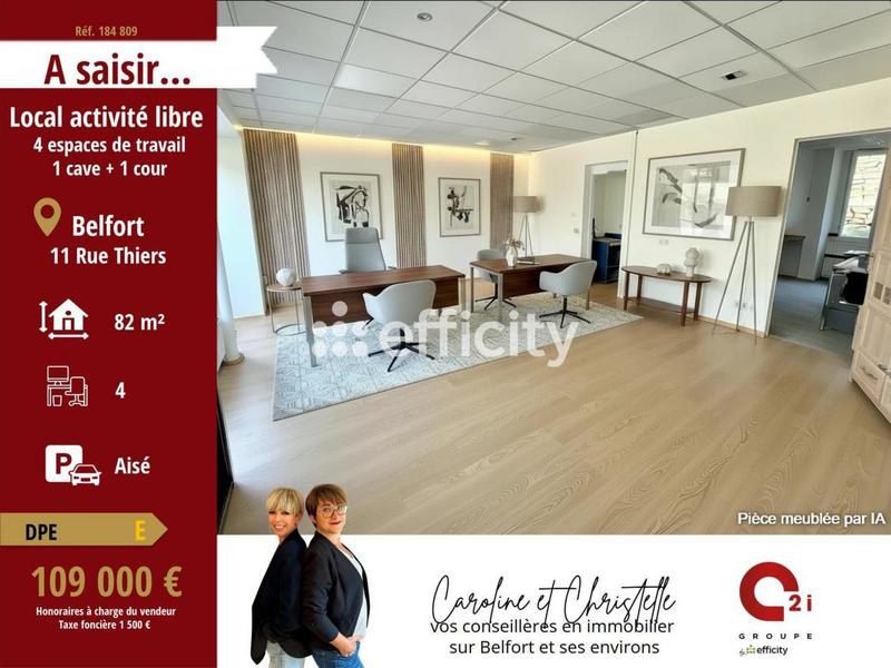 Bureau - 81 m² - 4 pièces