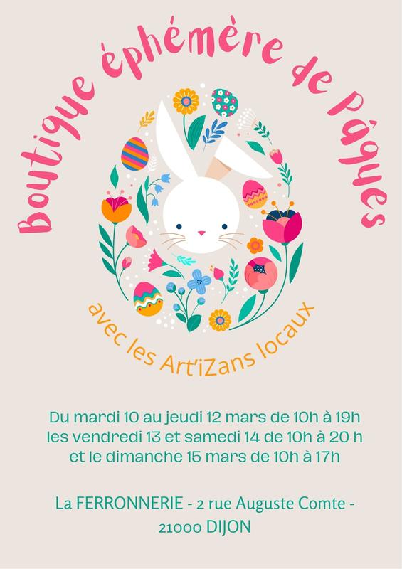 Boutique éphémère de Pâques des Art’iZans Locaux
