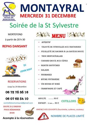 Soirée de la St Sylvestre