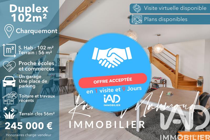 Appartement - 103 m² - 4 pièces