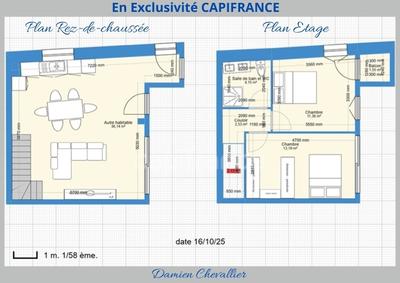 Maison - 67 m² - 3 pièces