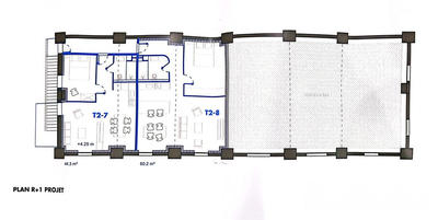 Appartement - 60 m² - 2 pièces
