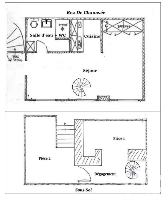 Appartement - 50 m² - 2 pièces
