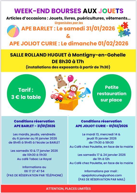 Bourse aux jouets et puériculture
