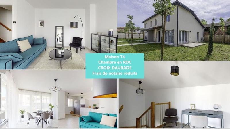 Maison jumelée - 92 m² - 4 pièces