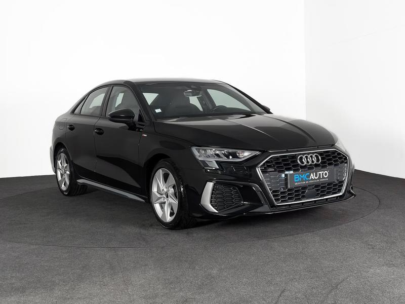 Audi A3 Berline 30 Tdi 116ch s-Line Ja17p Virtual Cockpit Sieges Sport Chauff Carplay Regul 116 Ch