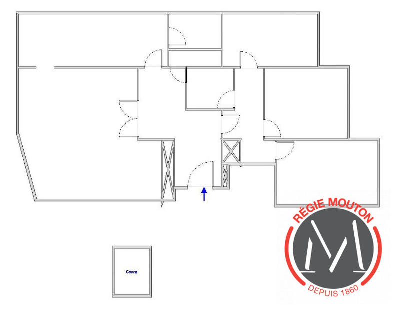 Appartement - 100 m² - 4 pièces