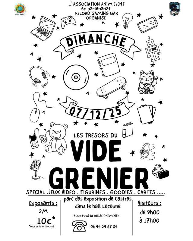 Vide grenier geek et pop culture
