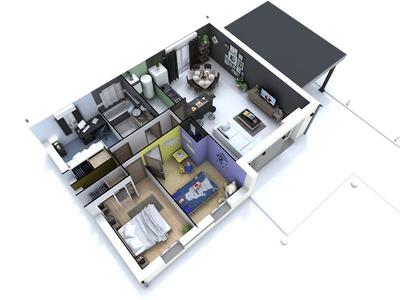 Maison - 79 m² - 5 pièces