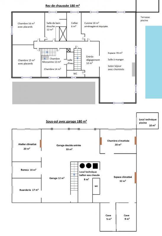 Maison - 360 m² - 8 pièces