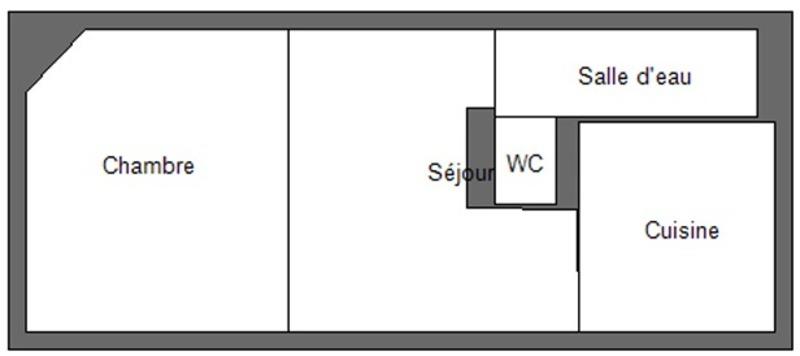 Appartement - 28 m² - 2 pièces