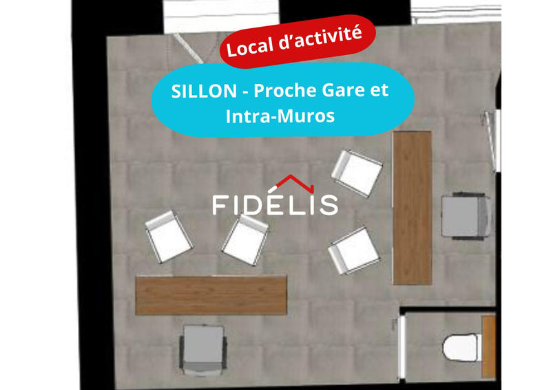 Local d'activités - 23 m²