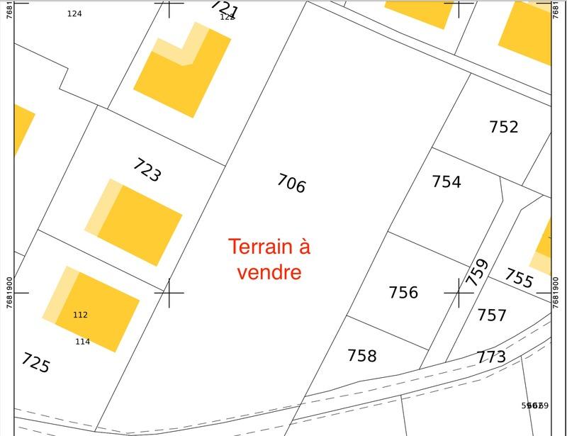 Terrain constructible - 2 208 m²