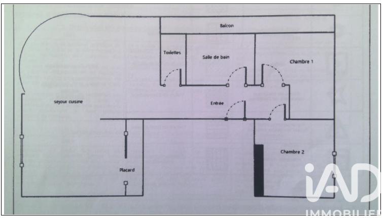 Appartement - 60 m² - 3 pièces