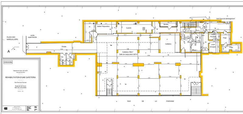 Local commercial - 830 m²