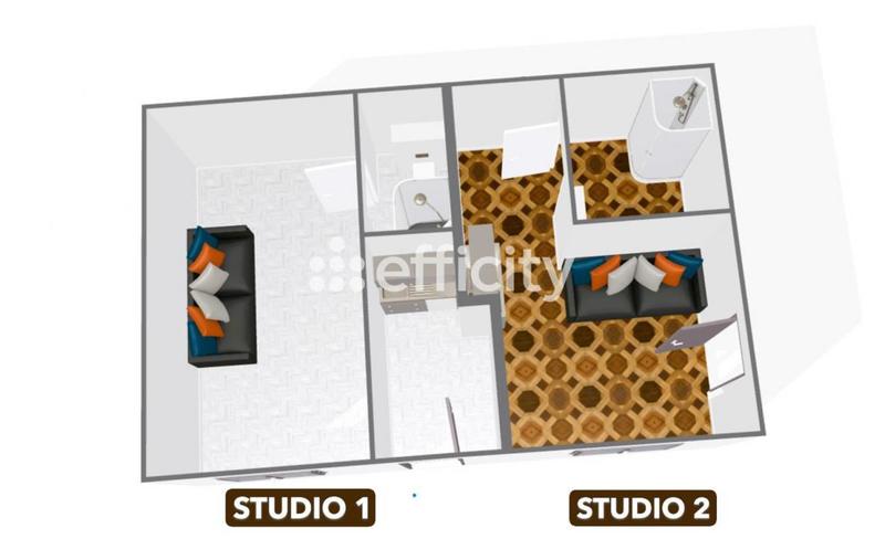 Appartement - 44 m² - 3 pièces