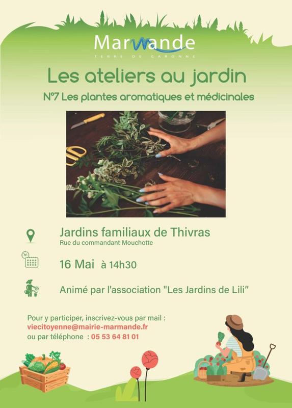 Les ateliers au jardin