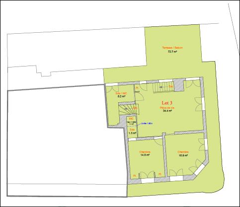 Appartement - 179 m² - 5 pièces