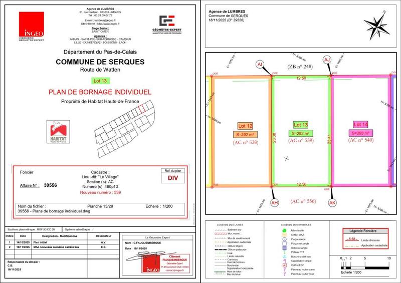 Terrain constructible - 292 m²