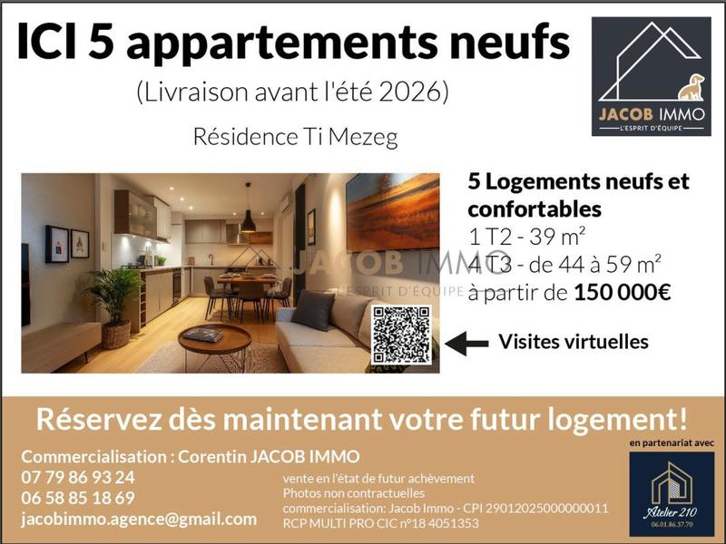 Appartement - 59 m² - 3 pièces