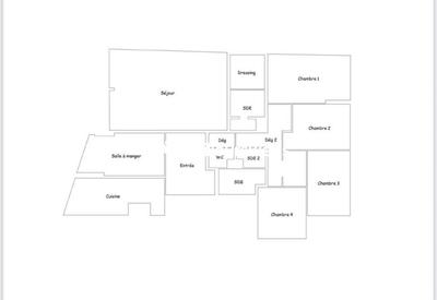 Appartement - 168 m² - 6 pièces