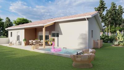 Maison - 90 m² - 4 pièces