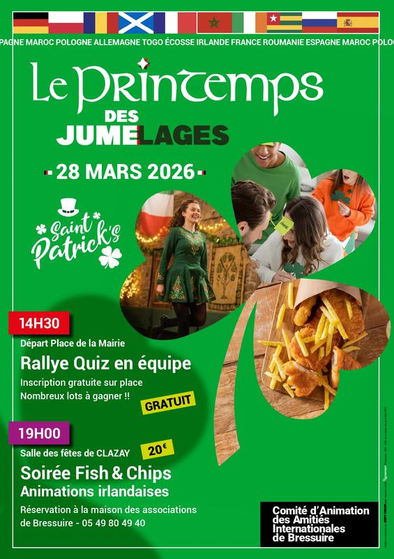 Soirée Saint Patrick et fish and chips