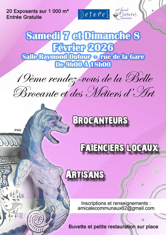 Brocante d’antiquités et métiers d’art