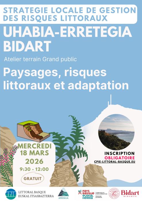 Atelier terrain - Paysages, risques littoraux et adaptation