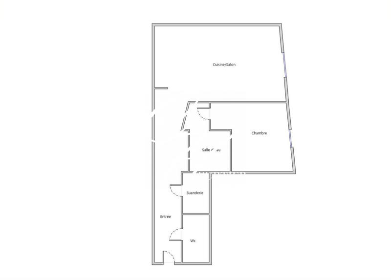 Appartement - 50 m² - 2 pièces