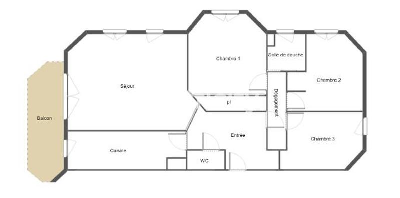 Appartement - 90 m² - 4 pièces