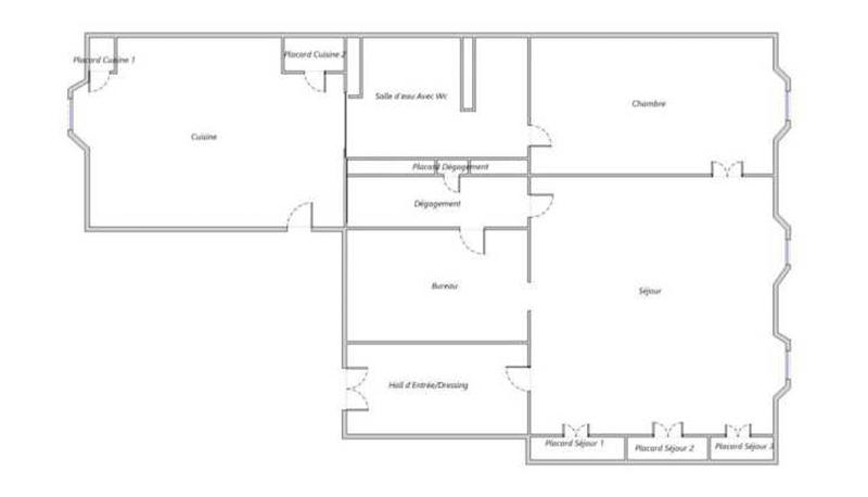 Appartement - 72 m² - 2 pièces