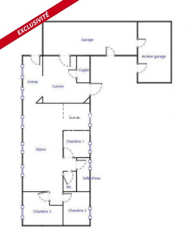 Maison de campagne - 109 m² - 5 pièces