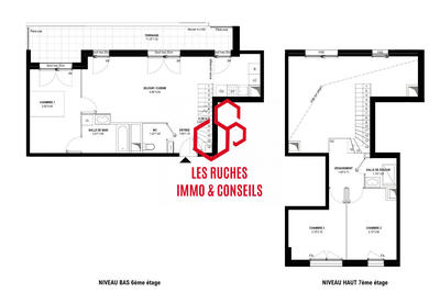 Appartement - 100 m² - 4 pièces