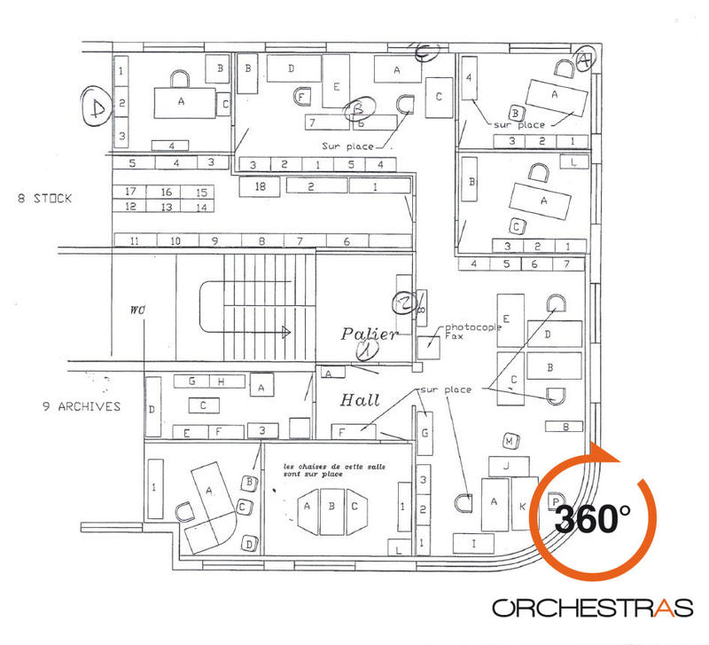 Bureau - 172 m² - 9 pièces