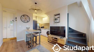 Chambre - 9 m² - 1 pièce