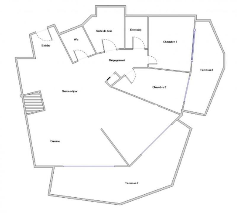 Appartement - 61 m² - 3 pièces