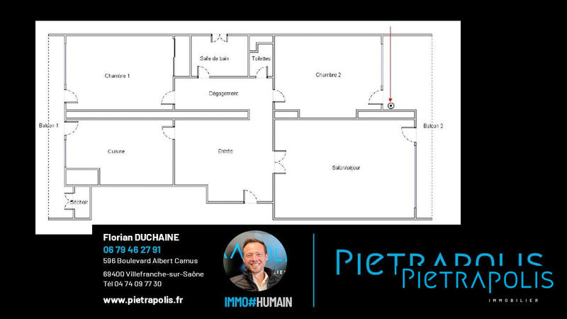 Appartement - 83 m² - 3 pièces