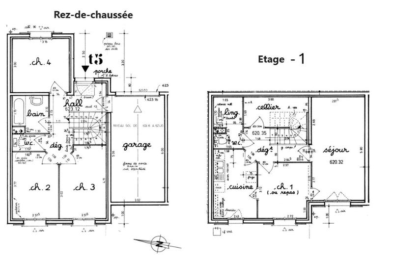Maison - 90 m² - 5 pièces