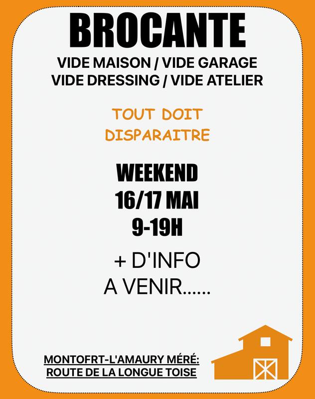 Vide maison, vide grenier, vide garage, vide dressing