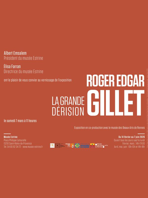 Vernissage de l'exposition Roger Edgar Gillet la grande dérision