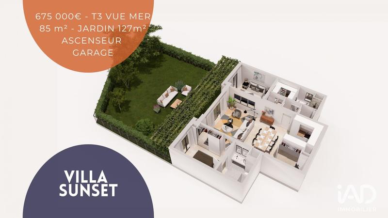 Appartement - 85 m² - 3 pièces