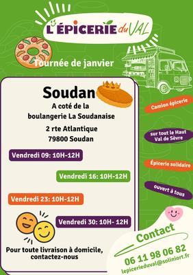 Tournée de l'Epicerie du Val à Soudan