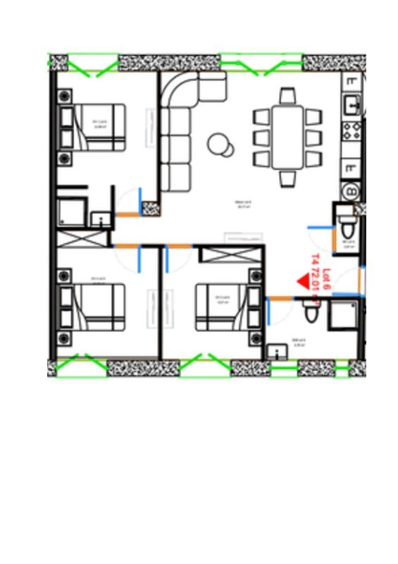 Appartement - 74 m² - 4 pièces