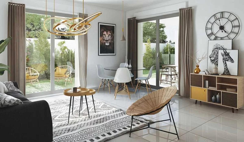 Appartement - 65 m² - 3 pièces