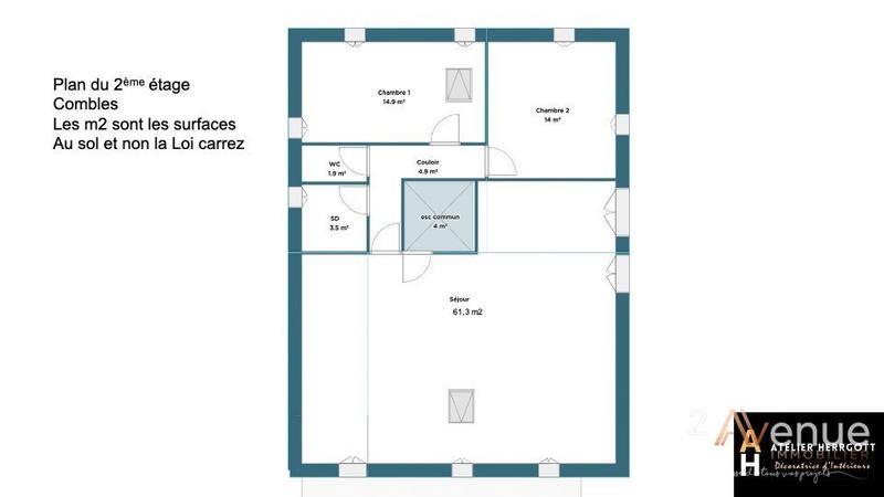 Appartement - 77 m² - 4 pièces