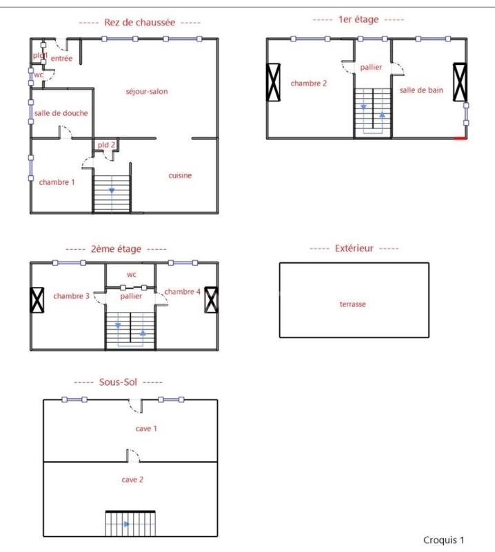 Maison - 127 m² - 6 pièces