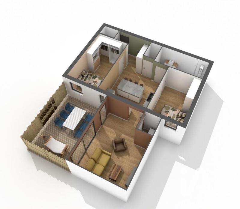 Appartement - 72 m² - 3 pièces