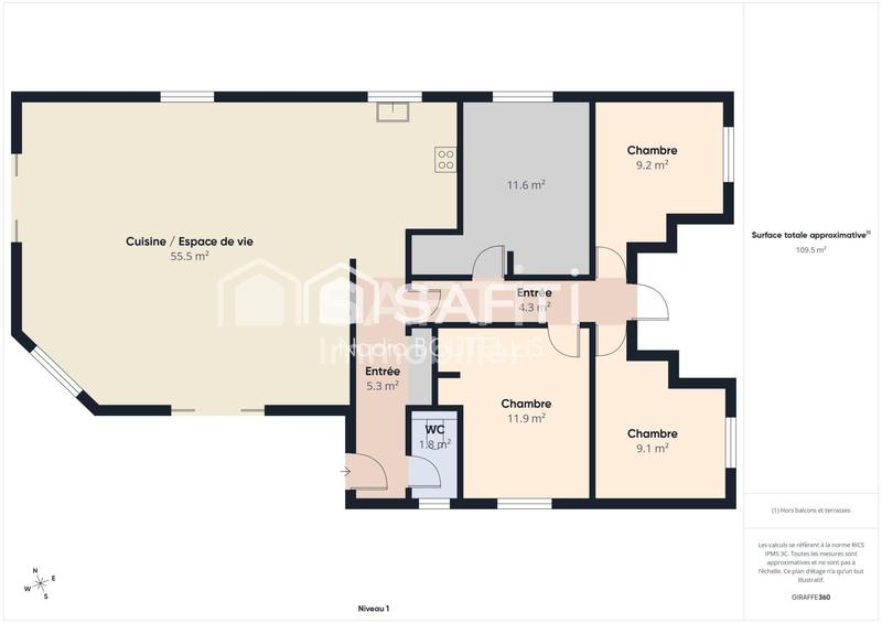 Maison - 136 m² - 6 pièces