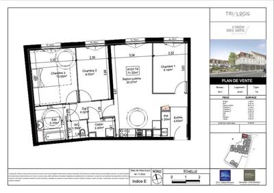 Appartement - 71 m² - 4 pièces